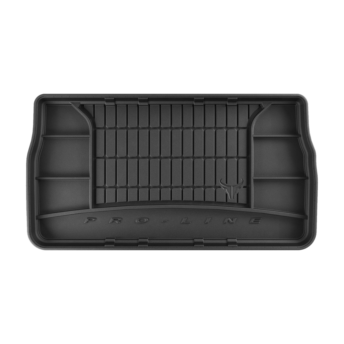 TAPETE BORRACHA P/ MALA PRO-LINE DODGE GRAND CARAVAN V FURGAO 2007-2020 7 LUGARES 3ª FILA MONTADA