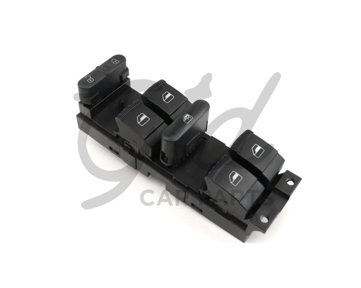 COMUTADOR VIDROS CONDUTOR VOLKSWAGEN BORA GOLF PASSAT SEAT LEON 1997-2006 - 18G959857B 10 PINOS