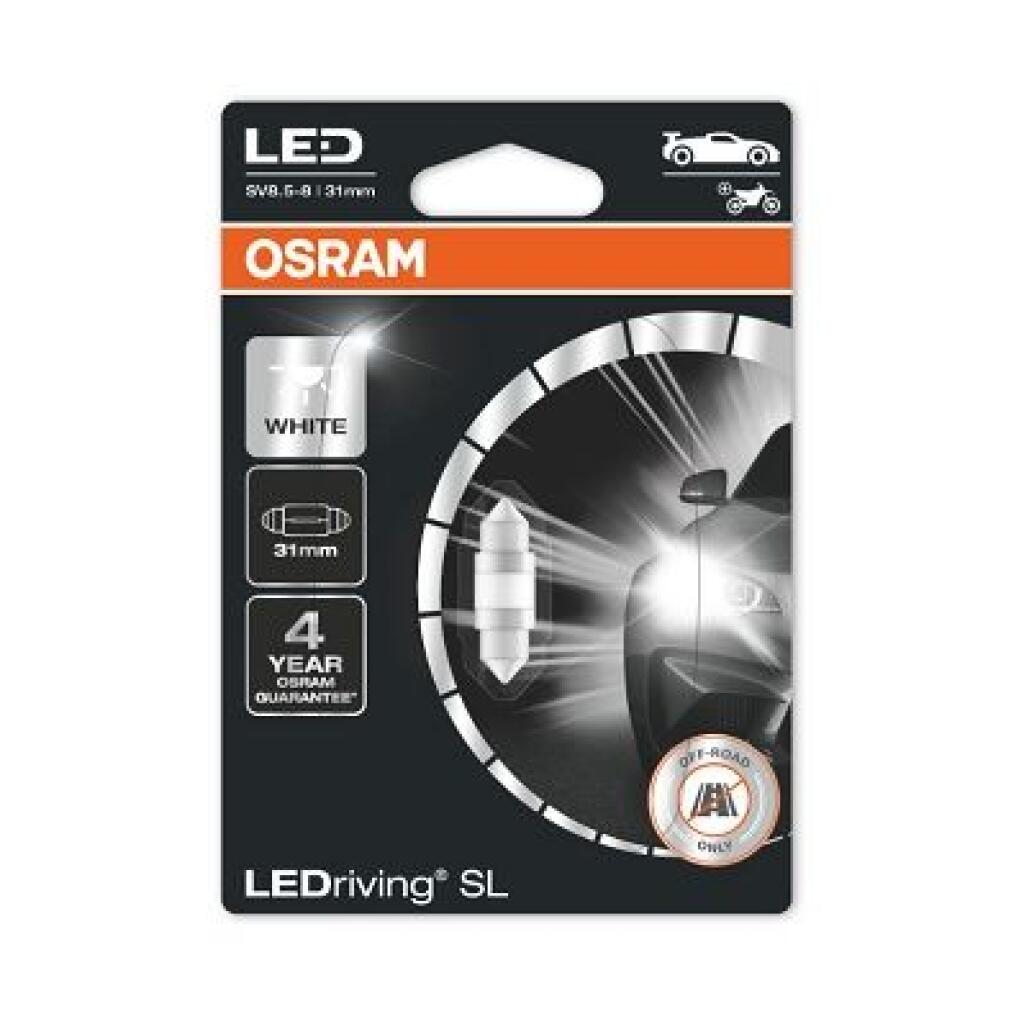Lâmpada LED C5W 31mm 12V OSRAM LEDriving