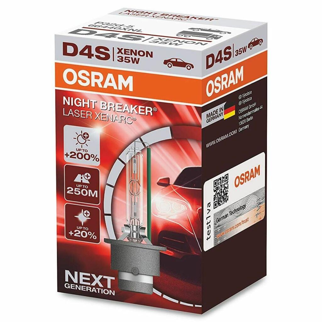 Lâmpada D4S OSRAM XENARC NIGHT BREAKER LASER +200%