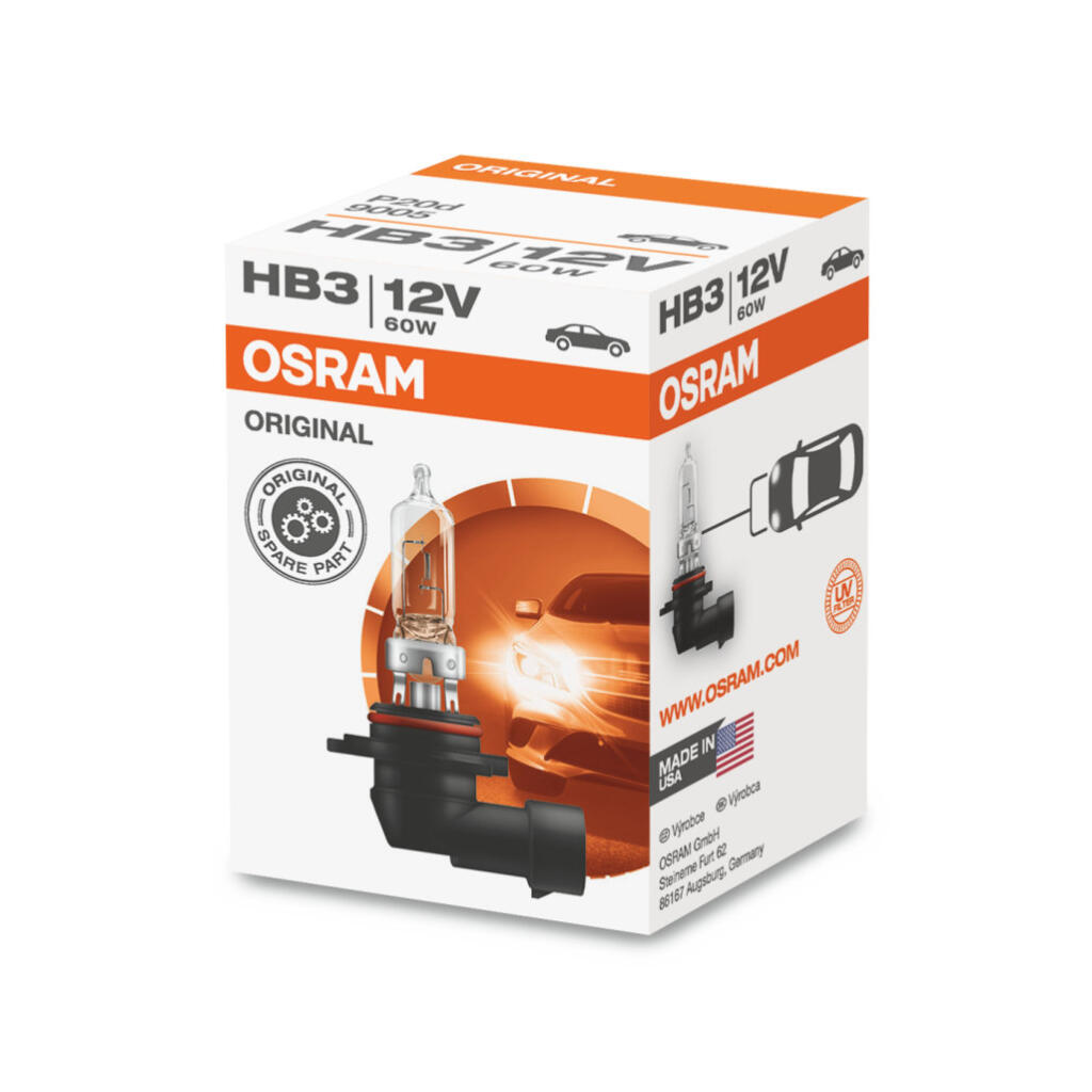 Lâmpada HB3 P20d 9005 60w 12v OSRAM