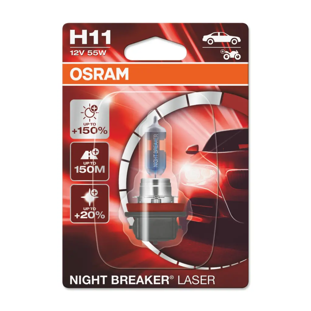 Foto do produto Lâmpada H11 Night Breaker Laser +150% Next G (bl1)