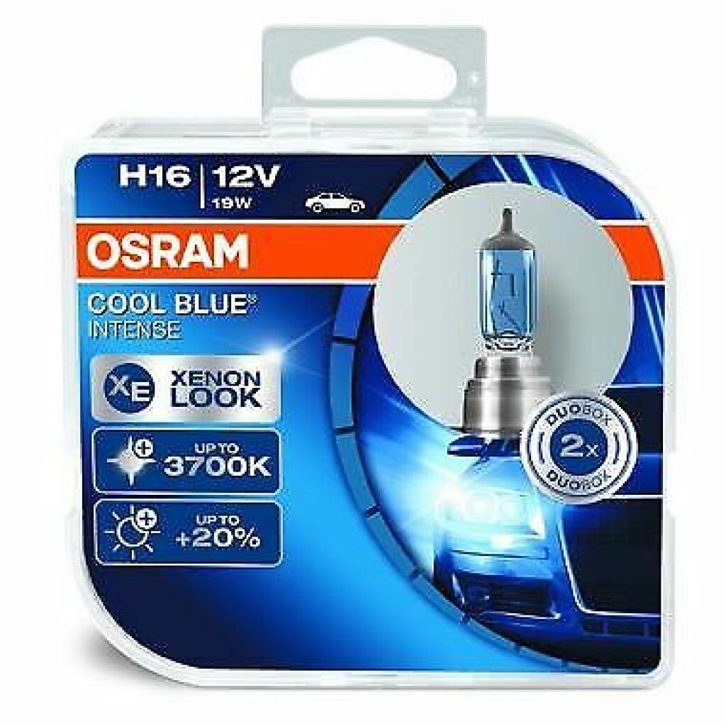 Lâmpadas H16 OSRAM COOL BLUE Intense +20% (cx2)