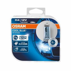 Foto do produto Lâmpadas H4 OSRAM COOL BLUE Intense +20% (cx2)