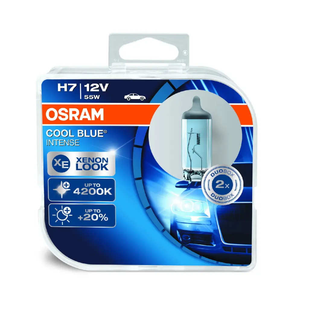 Foto do produto Lâmpadas H7 OSRAM COOL BLUE Intense +20% (cx2)