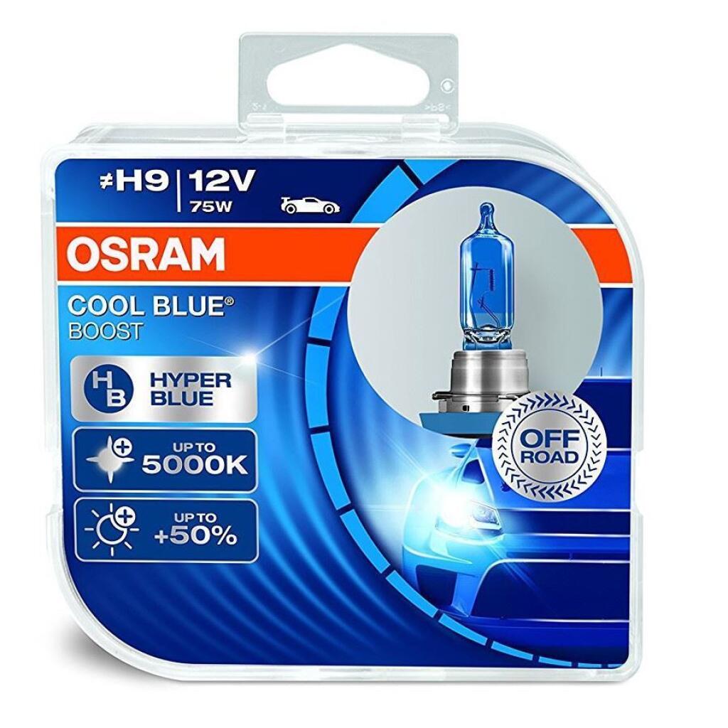 Lampadas H9 75W 12V Osram Cool Blue Boost (Cx2)