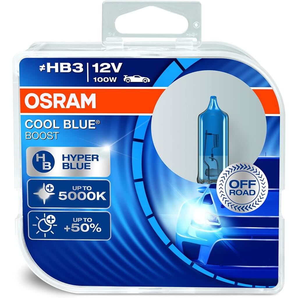 Lâmpadas HB3 70w 12v OSRAM COOL BLUE BOOST (cx2)