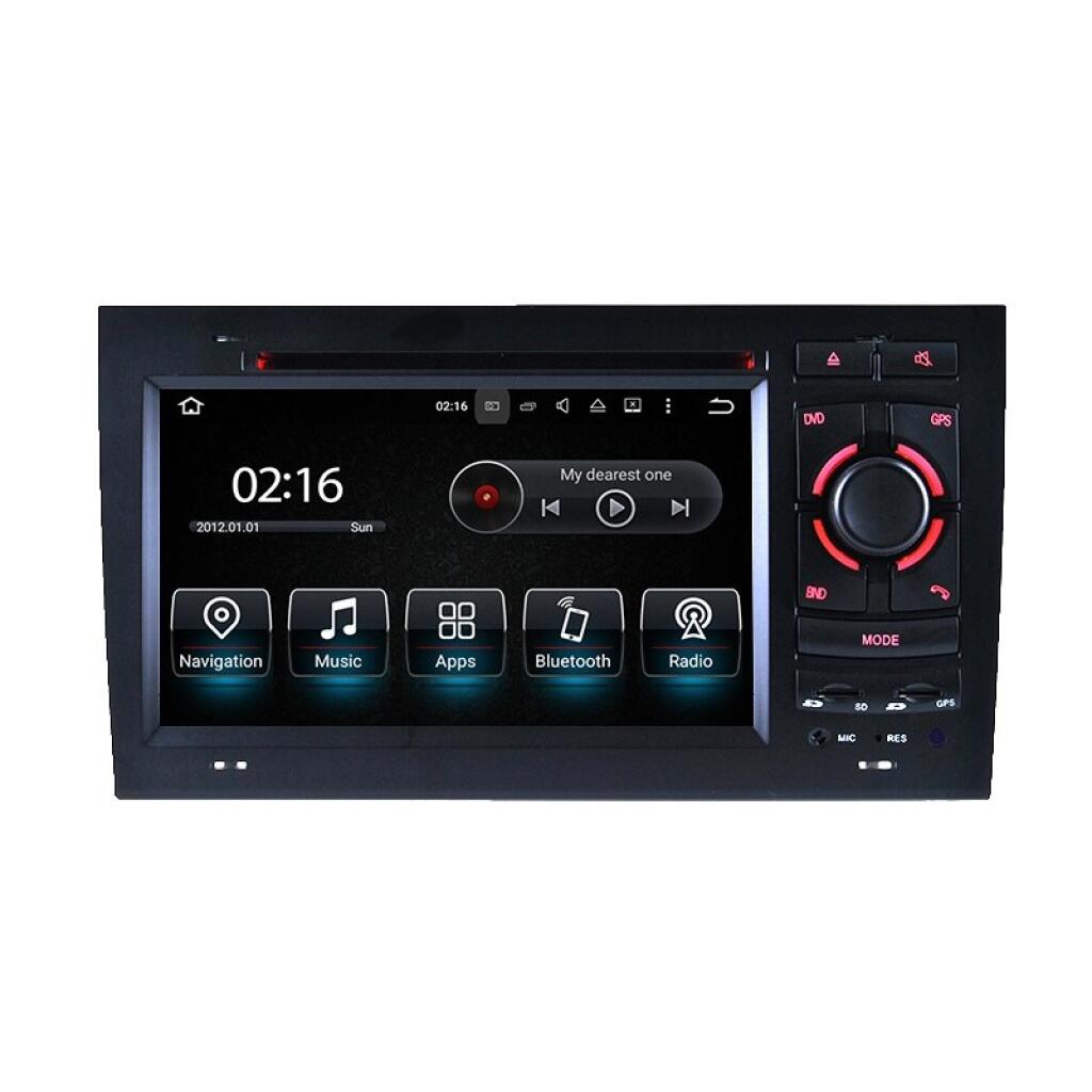 Rádio Android 10 Audi A4 B6 B7 Bluetooth USB Carplay Android Auto