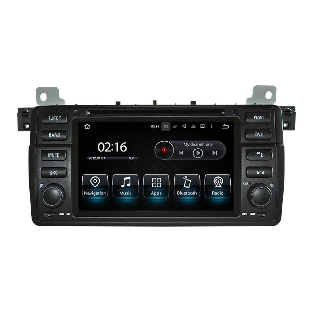 Rádio Android BMW Série 3 E46 Bluetooth USB Carplay Android Auto