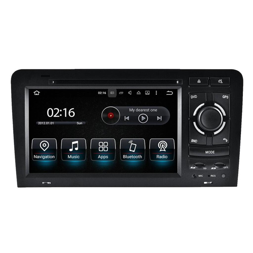 Rádio Android 10 Audi A3 8P Bluetooth USB Carplay Android Auto A2P