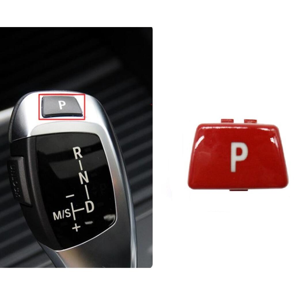 Botão ”P” Caixa Automática Vermelho BMW Série 3 / 5 E90 E91 E60 E61